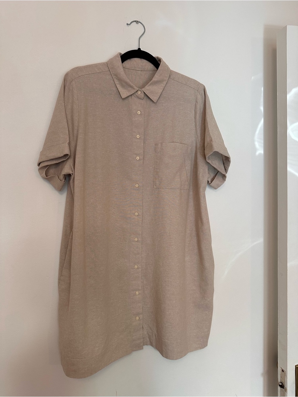 Old Navy Linen Button Down Dress